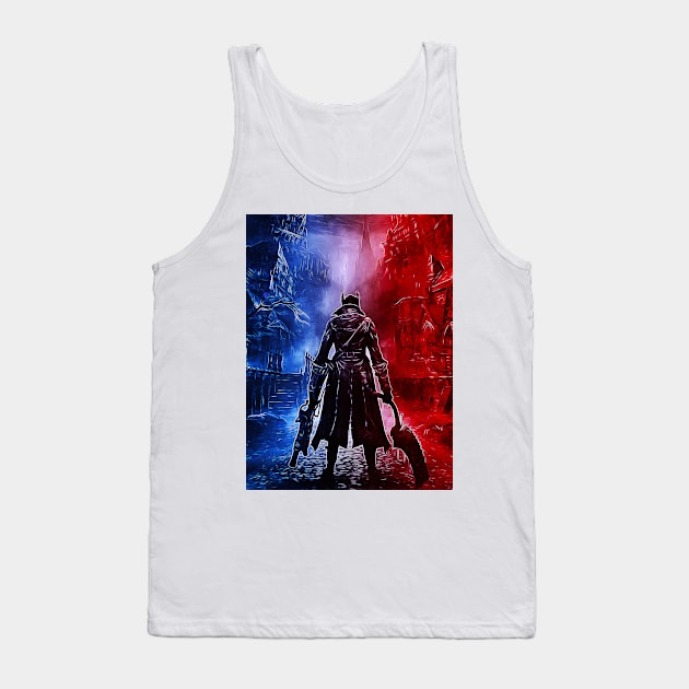 Bloodborne Painting Tank Top by fallbizzare
